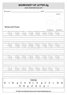 worksheet Gg